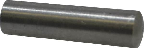 Value Collection - Size 6, 0.315" Small End Diam, 0.341" Large End Diam, Uncoated Steel Taper Pin - Grade C-12L14, 1-1/4" OAL, 1-1/4 Pin Length - Benchmark Tooling