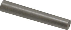 Value Collection - Size 6, 0.2994" Small End Diam, 0.341" Large End Diam, Uncoated Steel Taper Pin - Grade C-12L14, 2" OAL, 2 Pin Length - Benchmark Tooling