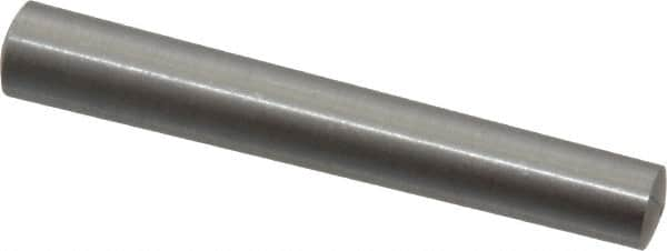 Value Collection - Size 6, 0.2942" Small End Diam, 0.341" Large End Diam, Uncoated Steel Taper Pin - Grade C-12L14, 2-1/4" OAL, 2-1/4 Pin Length - Benchmark Tooling