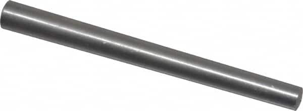 Value Collection - Size 6, 0.2682" Small End Diam, 0.341" Large End Diam, Uncoated Steel Taper Pin - Benchmark Tooling