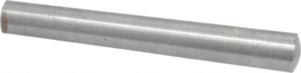 Value Collection - Size 7, 0.3466" Small End Diam, 0.409" Large End Diam, Uncoated Steel Taper Pin - Grade C-12L14, 3" OAL, 3 Pin Length - Benchmark Tooling