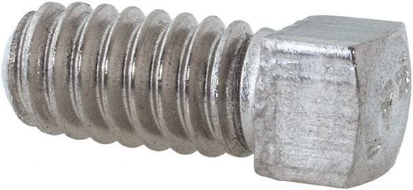 Value Collection - 1/4-20 UNC, 1/2" Length Under Head, Cup Point Set Screw - Grade 18-8 Stainless Steel - Benchmark Tooling