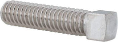 Value Collection - 5/16-18 UNC, 1-1/4" Length Under Head, Cup Point Set Screw - Grade 18-8 Stainless Steel - Benchmark Tooling