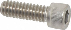 Value Collection - 1/4-20 UNC Hex Socket Drive, Socket Cap Screw - Grade 316 Stainless Steel, 3/4" Length Under Head - Benchmark Tooling