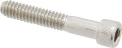 Value Collection - 1/4-20 UNC Hex Socket Drive, Socket Cap Screw - Grade 316 Stainless Steel, 1-1/2" Length Under Head - Benchmark Tooling