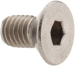 Value Collection - #10-32 UNF Hex Socket Drive, 82° Flat Screw - Grade 18-8 Stainless Steel, 3/8" OAL - Benchmark Tooling