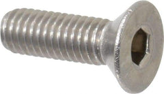 Value Collection - #10-32 UNF Hex Socket Drive, 82° Flat Screw - Grade 18-8 Stainless Steel, 5/8" OAL - Benchmark Tooling