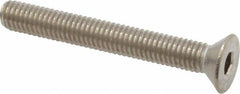 Value Collection - #10-32 UNF Hex Socket Drive, 82° Flat Screw - Grade 18-8 Stainless Steel, 1-1/2" OAL - Benchmark Tooling