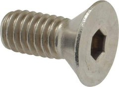 Value Collection - 5/16-18 UNC Hex Socket Drive, 82° Flat Screw - Grade 18-8 Stainless Steel, 3/4" OAL - Benchmark Tooling
