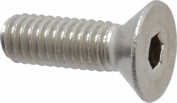 Value Collection - 5/16-18 UNC Hex Socket Drive, 82° Flat Screw - Grade 18-8 Stainless Steel, 1" OAL - Benchmark Tooling