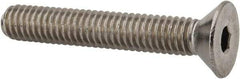 Value Collection - 5/16-18 UNC Hex Socket Drive, 82° Flat Screw - Grade 18-8 Stainless Steel, 2" OAL - Benchmark Tooling