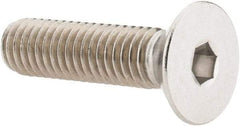 Value Collection - 3/8-16 UNC Hex Socket Drive, 82° Flat Screw - Grade 18-8 Stainless Steel, 1-1/2" OAL - Benchmark Tooling