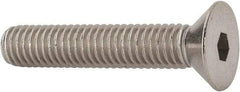 Value Collection - 3/8-16 UNC Hex Socket Drive, 82° Flat Screw - Grade 18-8 Stainless Steel, 2" OAL - Benchmark Tooling