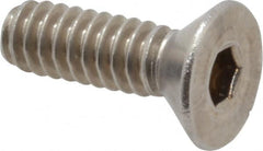 Value Collection - #10-24 UNC, 5/8" OAL Slotted Drive Machine Screw - Flat Head, Grade 18-8 Stainless Steel, Uncoated, Without Washer - Benchmark Tooling