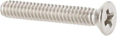 Value Collection - #4-40 UNC, 3/4" OAL Phillips Drive Machine Screw - Flat Head, Grade 18-8 Stainless Steel, Uncoated, Without Washer - Benchmark Tooling