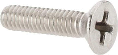 Value Collection - #8-32 UNC, 3/4" OAL Phillips Drive Machine Screw - Flat Head, Grade 18-8 Stainless Steel, Uncoated, Without Washer - Benchmark Tooling