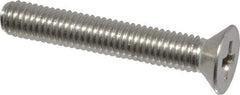 Value Collection - #10-32 UNF, 1-1/4" OAL Phillips Drive Machine Screw - Flat Head, Grade 18-8 Stainless Steel, Uncoated, Without Washer - Benchmark Tooling