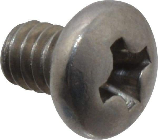 Value Collection - #2-56 UNC, 1/8" Length Under Head Phillips Drive Machine Screw - Pan Head, Grade 18-8 Stainless Steel, Uncoated, Without Washer - Benchmark Tooling