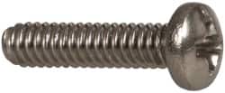 Value Collection - #2-56 UNC, 3/8" Length Under Head Phillips Drive Machine Screw - Pan Head, Grade 18-8 Stainless Steel, Uncoated, Without Washer - Benchmark Tooling