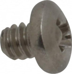 Value Collection - #4-40 UNC, 1/8" Length Under Head Phillips Drive Machine Screw - Pan Head, Grade 18-8 Stainless Steel, Uncoated, Without Washer - Benchmark Tooling