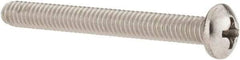 Value Collection - #8-32 UNC, 1-1/2" Length Under Head Phillips Drive Machine Screw - Pan Head, Grade 18-8 Stainless Steel, Uncoated, Without Washer - Benchmark Tooling