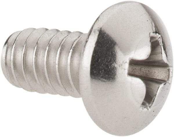 Value Collection - #10-24 UNC, 3/8" Length Under Head Phillips Drive Machine Screw - Pan Head, Grade 18-8 Stainless Steel, Uncoated, Without Washer - Benchmark Tooling
