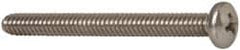 Value Collection - #10-24 UNC, 2" Length Under Head Phillips Drive Machine Screw - Pan Head, Grade 18-8 Stainless Steel, Uncoated, Without Washer - Benchmark Tooling