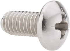 Value Collection - #10-32 UNF, 3/8" Length Under Head Phillips Drive Machine Screw - Pan Head, Grade 18-8 Stainless Steel, Uncoated, Without Washer - Benchmark Tooling