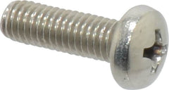 Value Collection - #10-32 UNF, 5/8" Length Under Head Phillips Drive Machine Screw - Pan Head, Grade 18-8 Stainless Steel, Uncoated, Without Washer - Benchmark Tooling