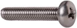 Value Collection - #10-32 UNF, 1" Length Under Head Phillips Drive Machine Screw - Pan Head, Grade 18-8 Stainless Steel, Uncoated, Without Washer - Benchmark Tooling