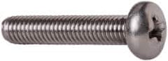 Value Collection - #10-32 UNF, 1" Length Under Head Phillips Drive Machine Screw - Pan Head, Grade 18-8 Stainless Steel, Uncoated, Without Washer - Benchmark Tooling