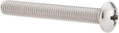 Value Collection - #10-32 UNF, 1-1/2" Length Under Head Phillips Drive Machine Screw - Pan Head, Grade 18-8 Stainless Steel, Uncoated, Without Washer - Benchmark Tooling