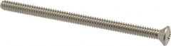 Value Collection - #10-24 UNC, 3" OAL Phillips Drive Machine Screw - Oval Head, Grade 18-8 Stainless Steel, Uncoated, Without Washer - Benchmark Tooling