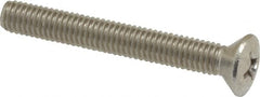 Value Collection - #10-32 UNF, 1-1/2" OAL Phillips Drive Machine Screw - Oval Head, Grade 18-8 Stainless Steel, Uncoated, Without Washer - Benchmark Tooling