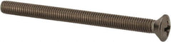 Value Collection - #10-32 UNF, 2-1/2" OAL Phillips Drive Machine Screw - Oval Head, Grade 18-8 Stainless Steel, Uncoated, Without Washer - Benchmark Tooling
