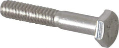 Value Collection - 1/4-20 UNC, 1-1/2" Length Under Head Hex Head Cap Screw - Grade 316 Stainless Steel, 7/16" Hex - Benchmark Tooling