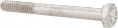 Value Collection - 1/4-20 UNC, 2-1/2" Length Under Head Hex Head Cap Screw - Grade 316 Stainless Steel, 7/16" Hex - Benchmark Tooling
