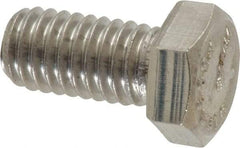 Value Collection - 3/8-16 UNC, 3/4" Length Under Head Hex Head Cap Screw - Grade 316 Stainless Steel, 9/16" Hex - Benchmark Tooling