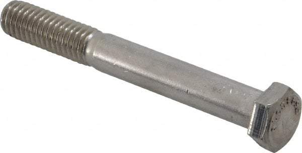 Value Collection - 3/8-16 UNC, 3" Length Under Head Hex Head Cap Screw - Grade 316 Stainless Steel, 9/16" Hex - Benchmark Tooling