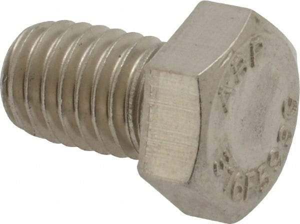 Value Collection - 1/2-13 UNC, 3/4" Length Under Head Hex Head Cap Screw - Grade 316 Stainless Steel, 3/4" Hex - Benchmark Tooling