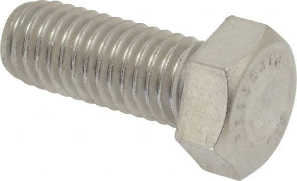 Value Collection - 1/2-13 UNC, 1-1/4" Length Under Head Hex Head Cap Screw - Grade 316 Stainless Steel, 3/4" Hex - Benchmark Tooling