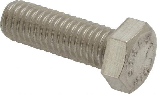 Value Collection - 1/2-13 UNC, 1-1/2" Length Under Head Hex Head Cap Screw - Grade 316 Stainless Steel, 3/4" Hex - Benchmark Tooling