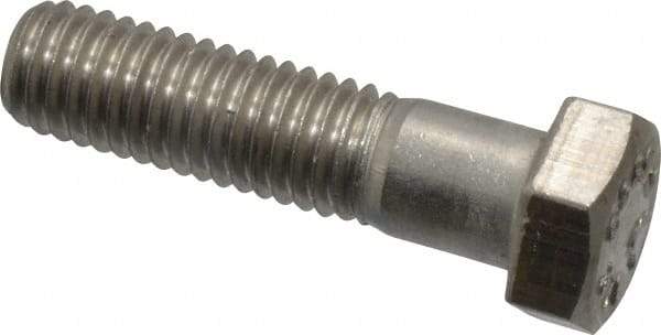 Value Collection - 1/2-13 UNC, 2" Length Under Head Hex Head Cap Screw - Grade 316 Stainless Steel, 3/4" Hex - Benchmark Tooling