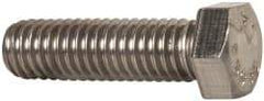 Value Collection - 7/16-14 UNC, 1-1/2" Length Under Head Hex Head Cap Screw - Grade 18-8 Stainless Steel, 5/8" Hex - Benchmark Tooling