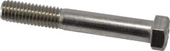 Value Collection - 7/16-14 UNC, 3" Length Under Head Hex Head Cap Screw - Grade 18-8 Stainless Steel, 5/8" Hex - Benchmark Tooling