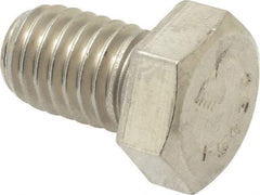 Value Collection - 1/2-13 UNC, 3/4" Length Under Head Hex Head Cap Screw - Grade 18-8 Stainless Steel, 3/4" Hex - Benchmark Tooling