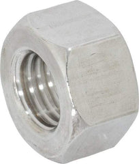 Value Collection - 3/4-10 UNC Stainless Steel Right Hand Heavy Hex Nut - 1-1/4" Across Flats, 47/64" High, Uncoated - Benchmark Tooling