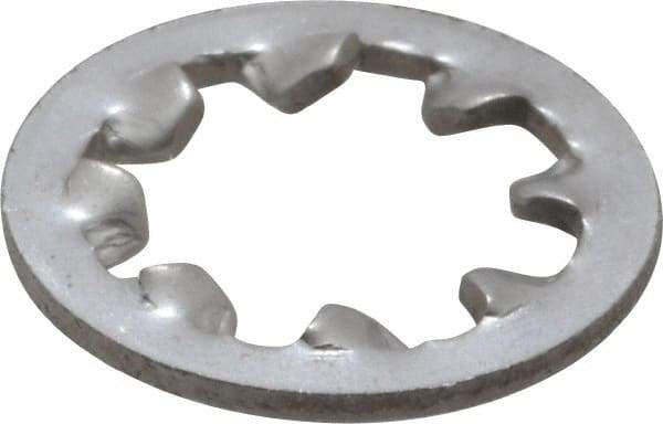 Value Collection - #12 Screw, 0.394" ID, Stainless Steel Internal Tooth Lock Washer - 0.41" OD, Grade 410 - Benchmark Tooling