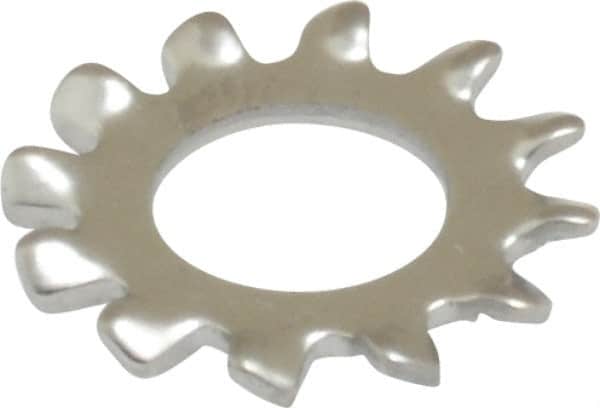 Value Collection - #12 Screw, 0.231" ID, Stainless Steel External Tooth Lock Washer - 0.475" OD, Grade 410 - Benchmark Tooling