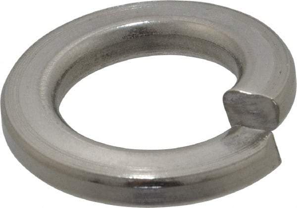 Value Collection - 5/8", 0.156" Thick Split Lock Washer - 316 Stainless Steel, 0.635" Min ID, 0.65" Max ID, 1.079" Min OD, 1.093" Max OD - Benchmark Tooling